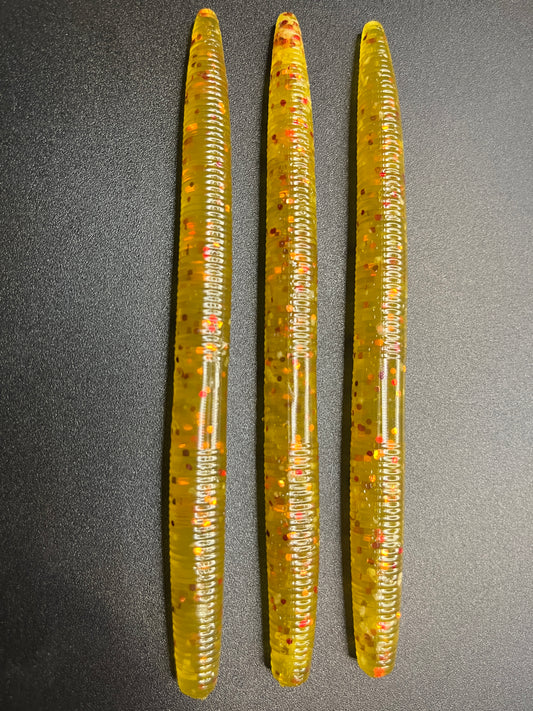 5" Classic Worms (1 COLOR) 8 PACK